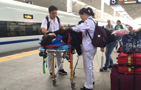 惠东县机场、火车站急救转院